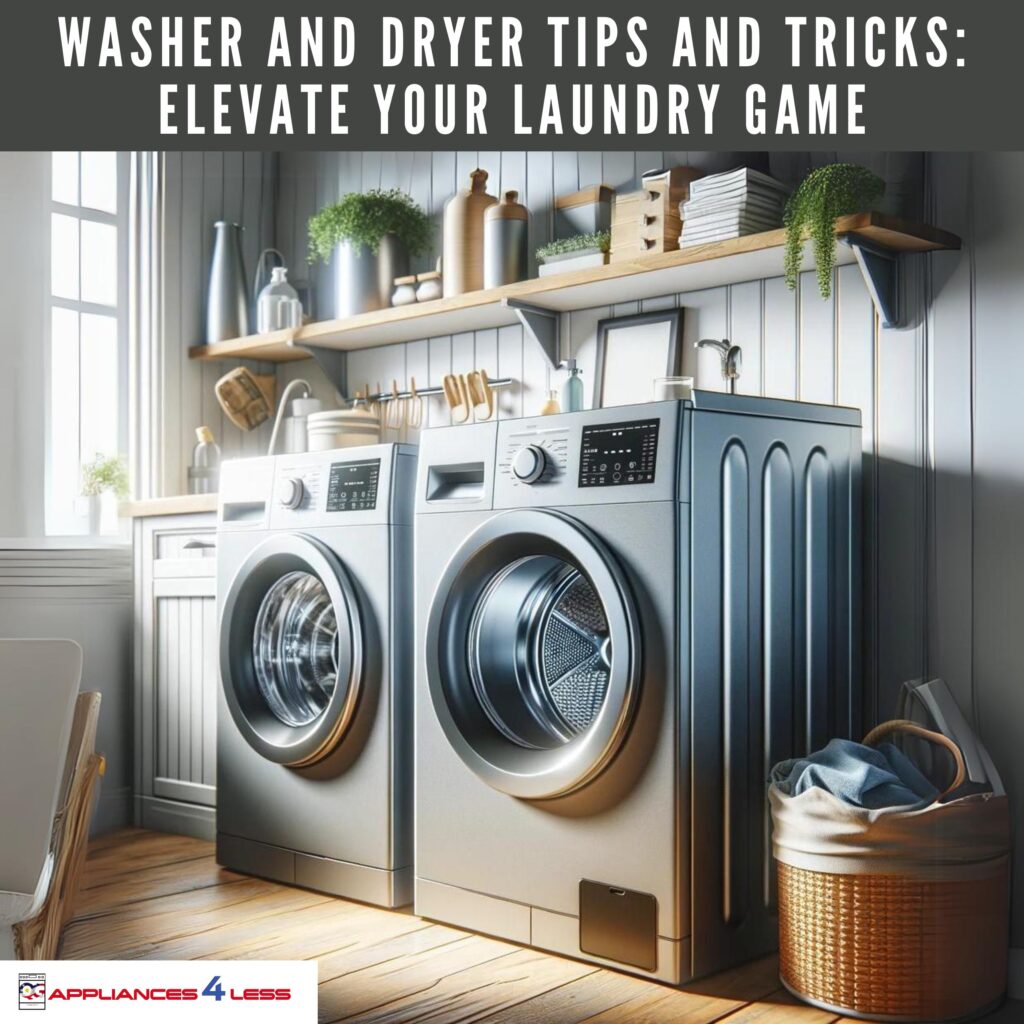 Washer and Dryer Tips