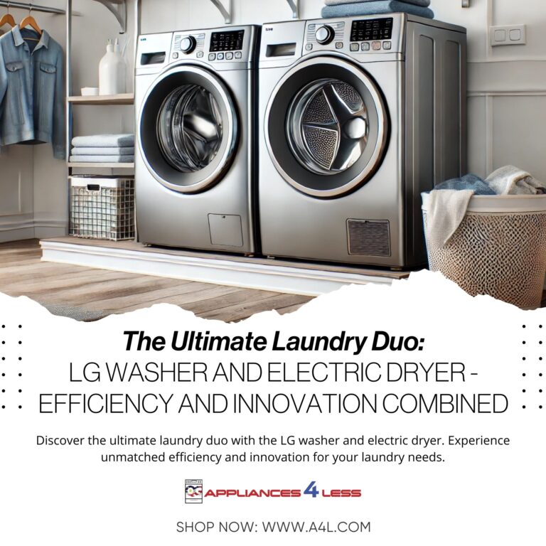 LG Washer and Electric Dryer