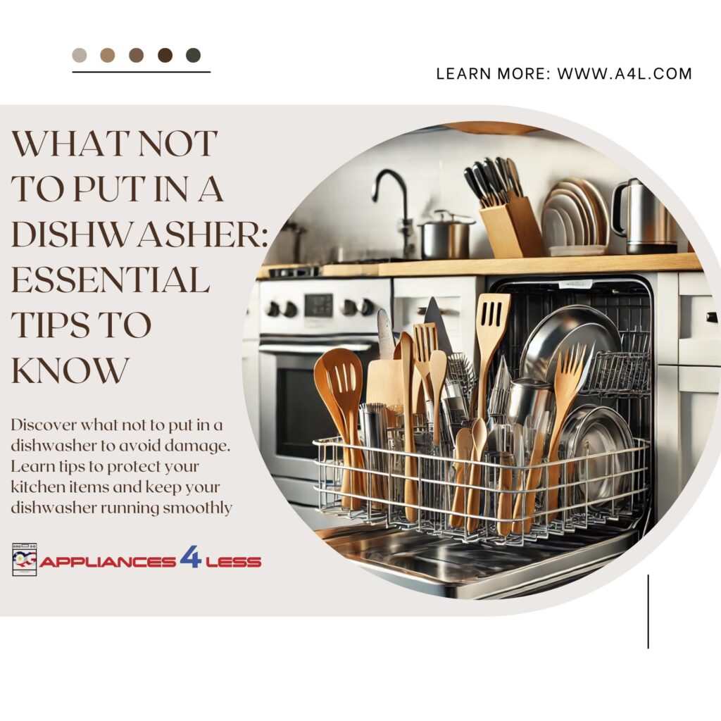 What Not to Put in a Dishwasher