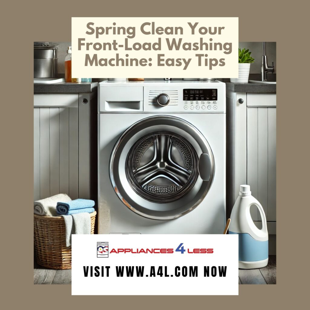 Spring clean your front-load washing machine