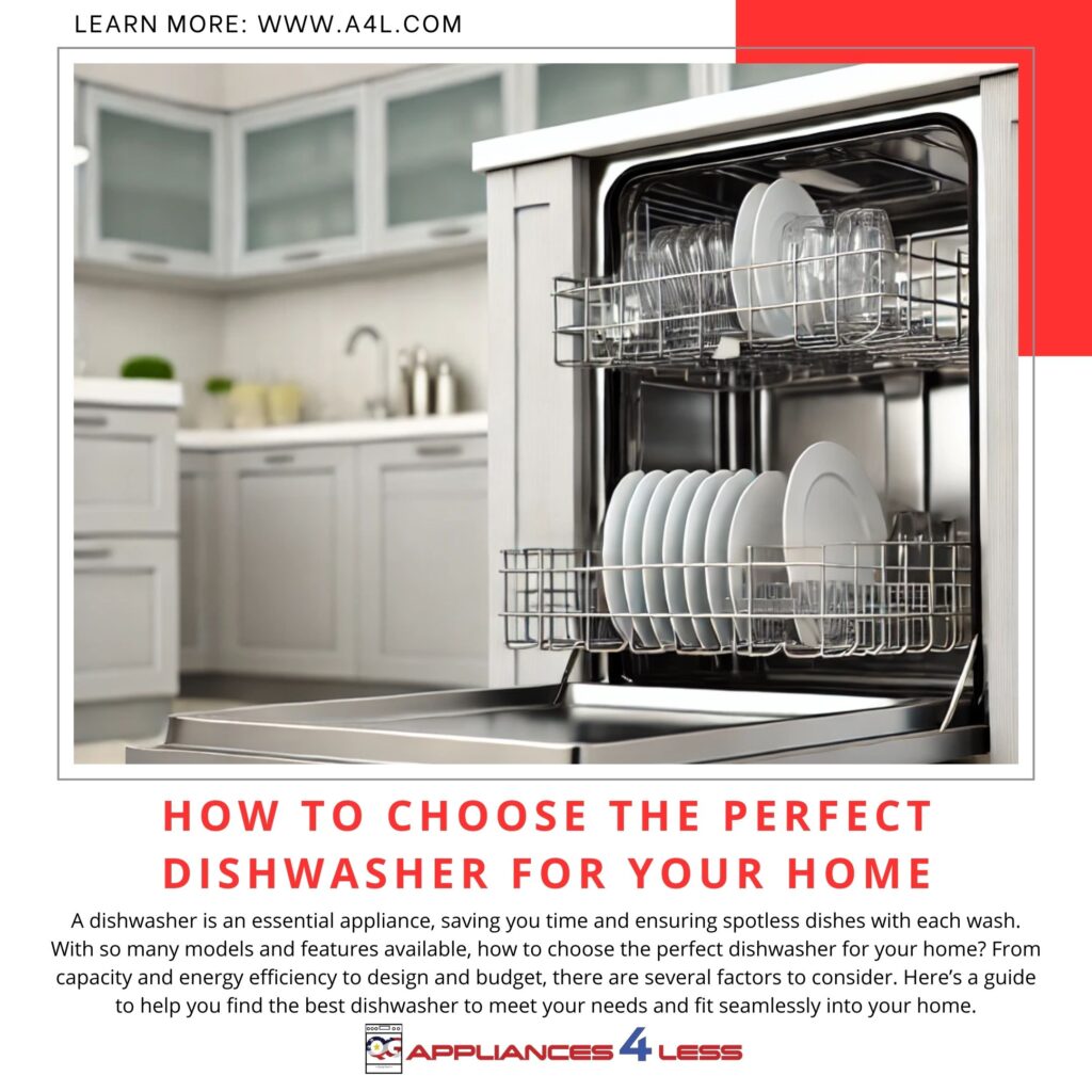 How to choose the perfect dishwasher for your home