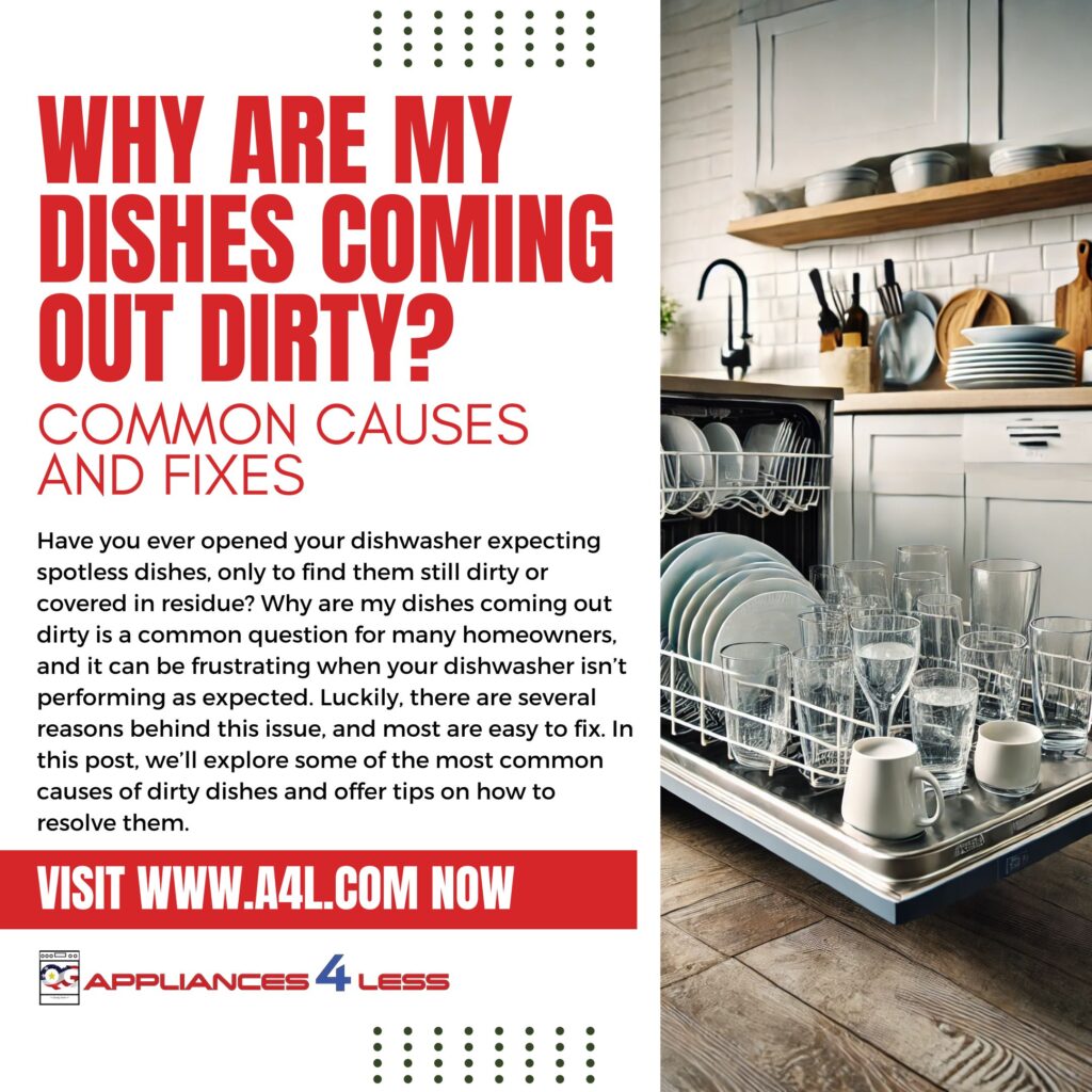 Why are my dishes coming out dirty