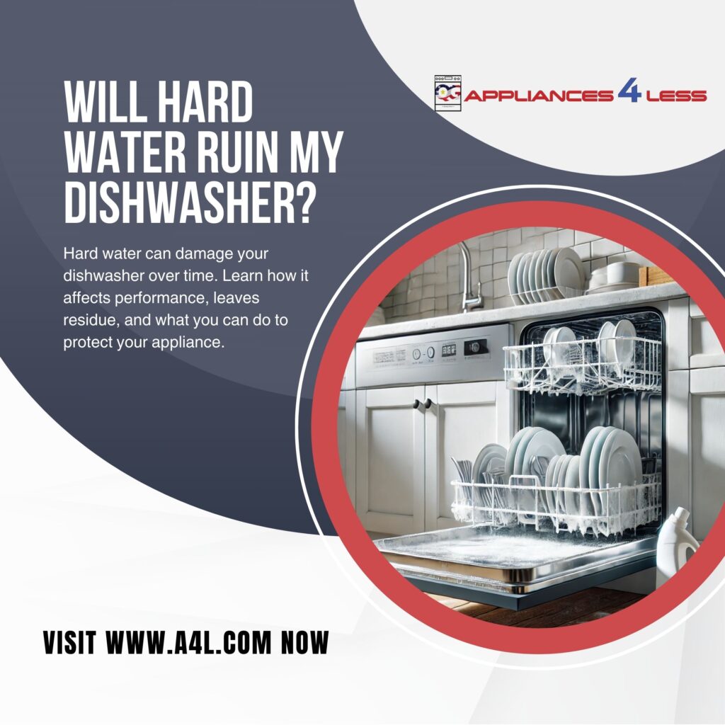 Will hard water ruin my dishwasher