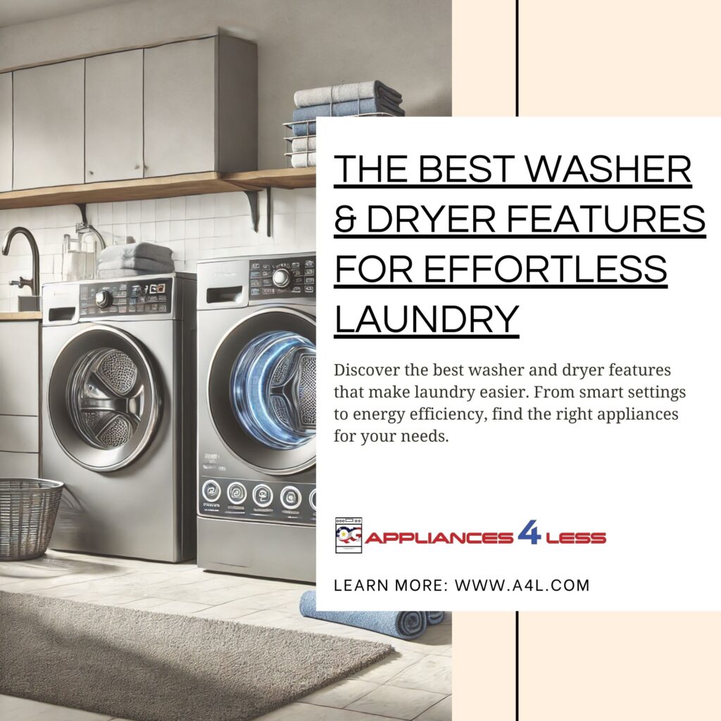 The best washer and dryer features