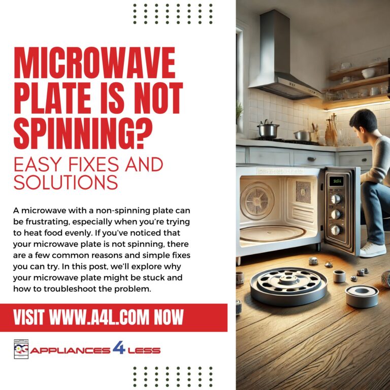 Microwave plate is not spinning