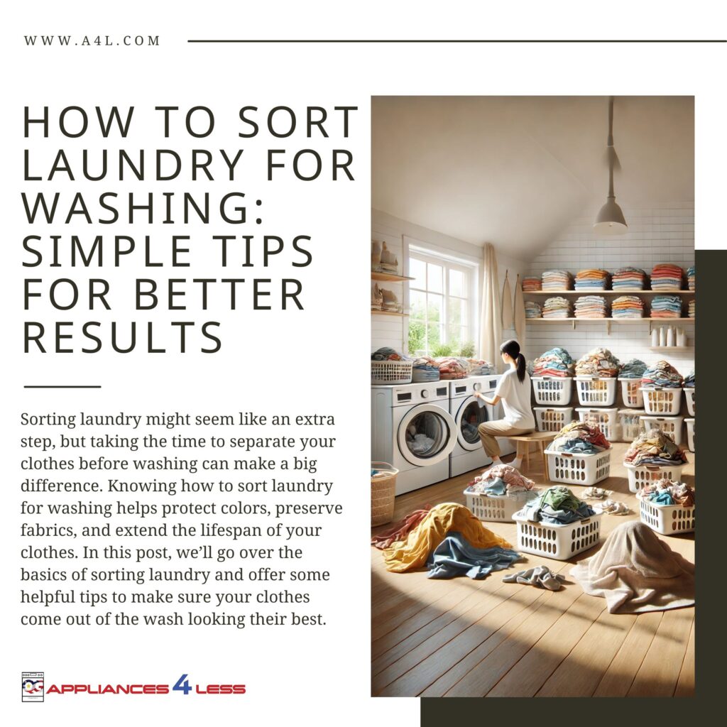 How to sort laundry for washing