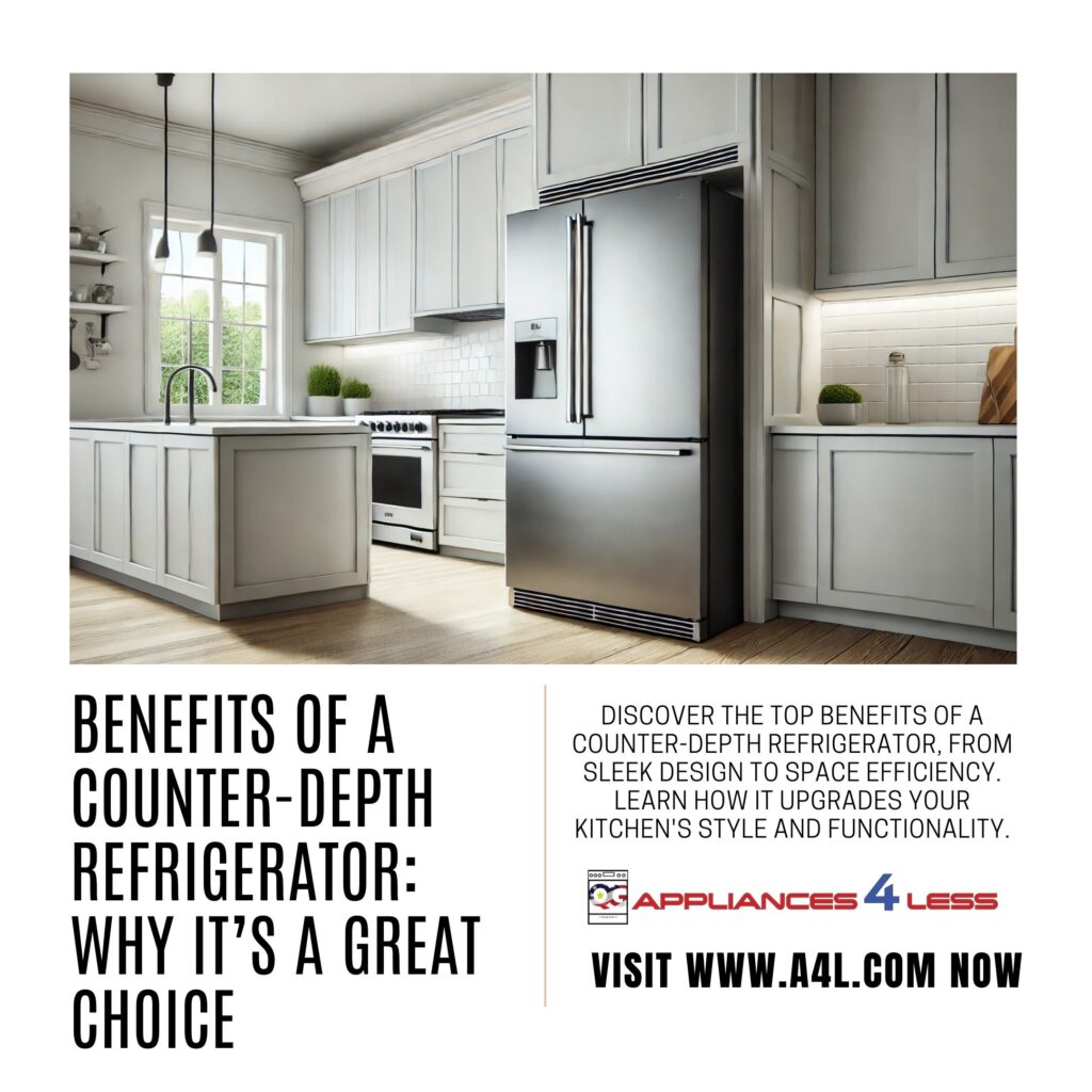 Benefits of a counter-depth refrigerator