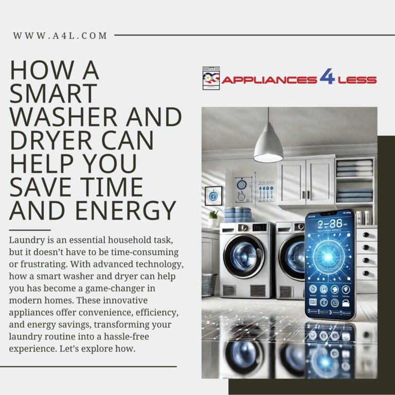 How a smart washer and dryer can help you