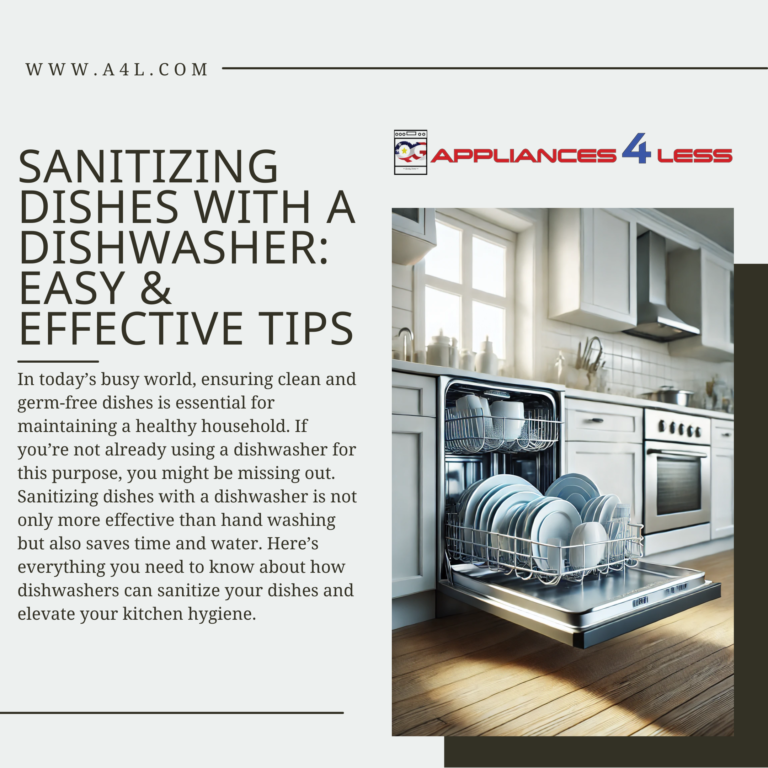 Sanitizing dishes with a dishwasher