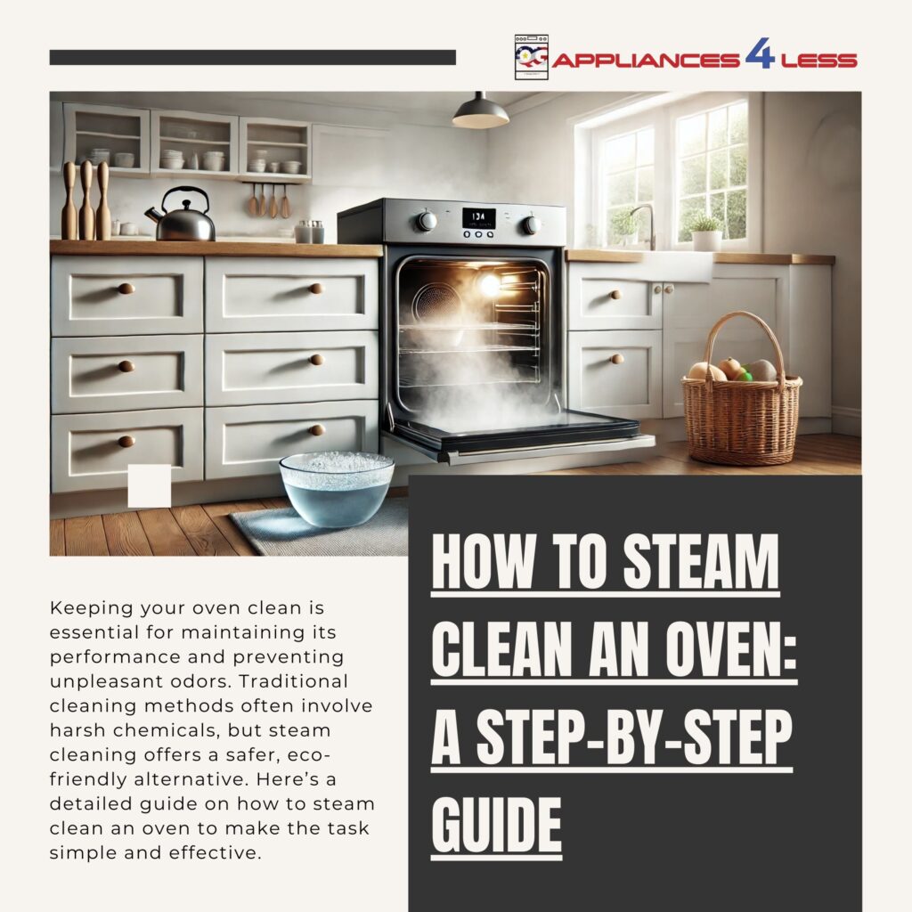 How to steam clean an oven