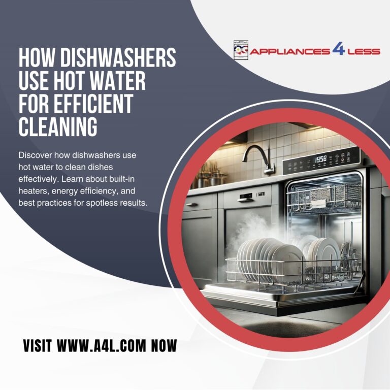 How dishwashers use hot water