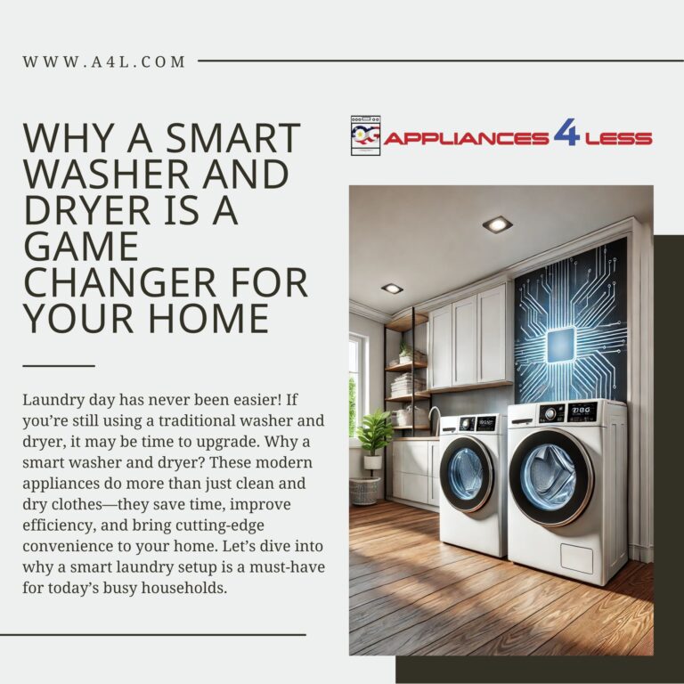 Why a smart washer and dryer