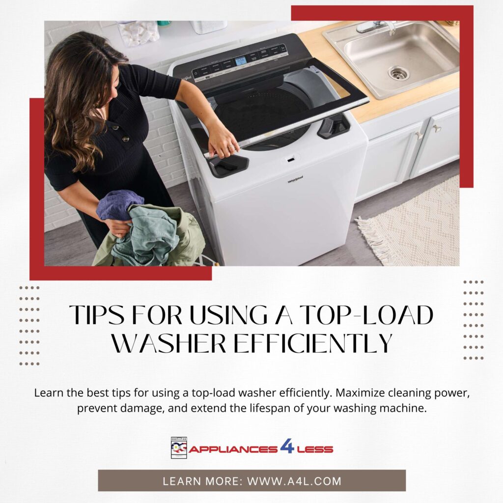 Tips for using a top-load washer