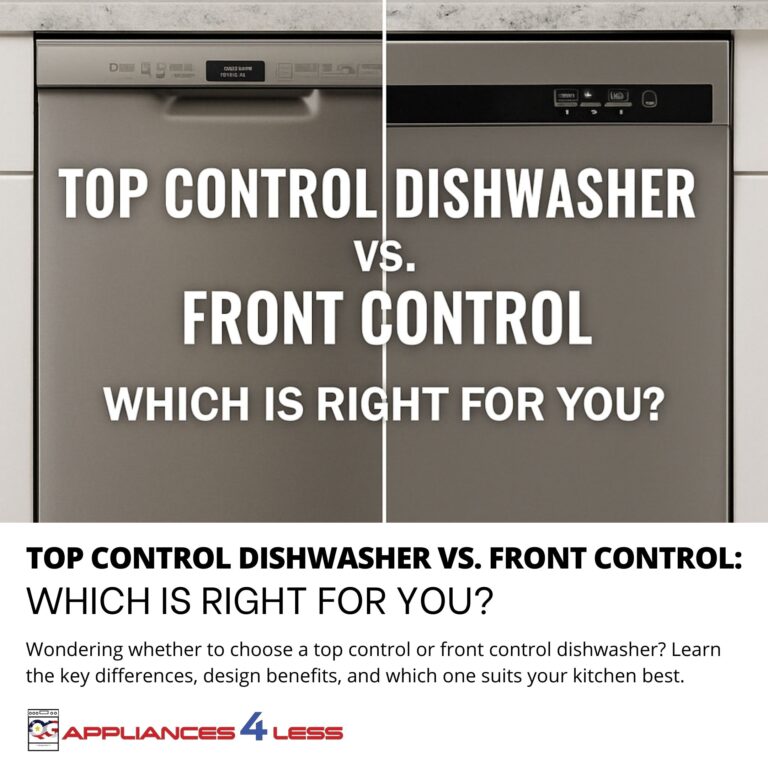Top control dishwasher