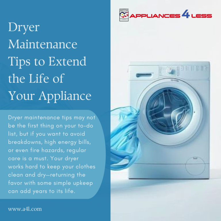 Dryer maintenance tips
