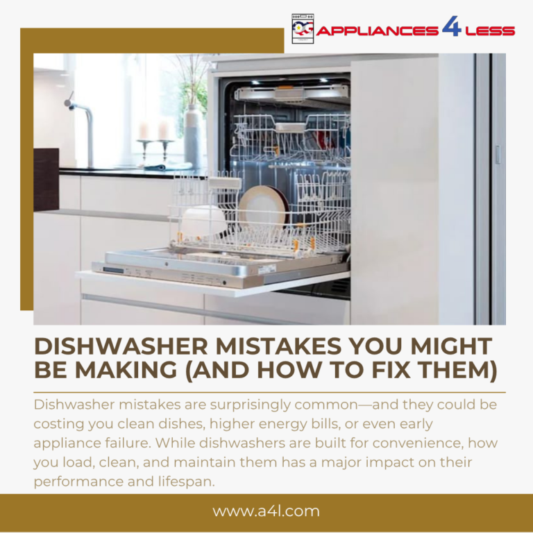 Dishwasher mistakes