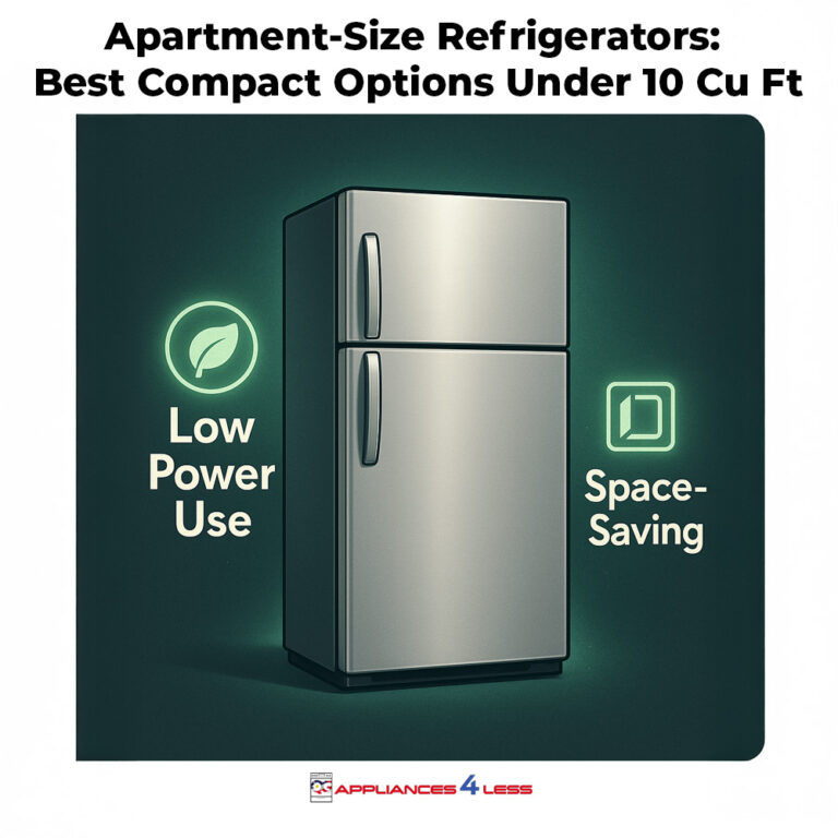Apartment-size refrigerators