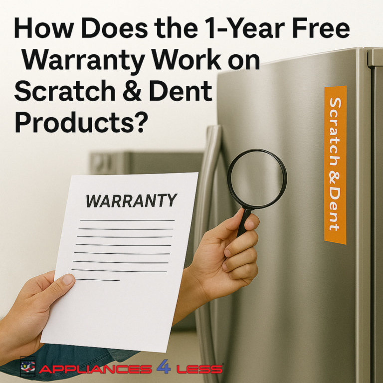 Warranty Benefits for Scratch & Dent appliances