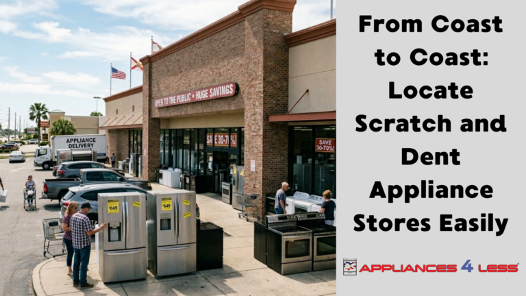 Locate Scratch and Dent Appliance Stores