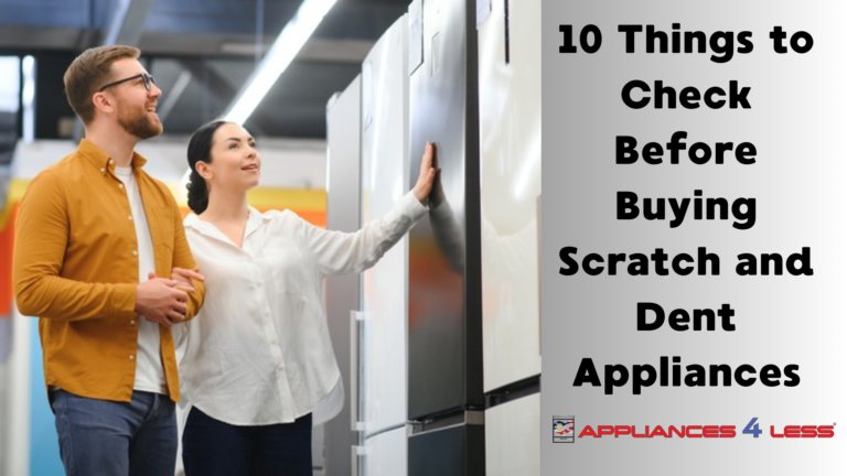 Things to Check Before Buying Appliances