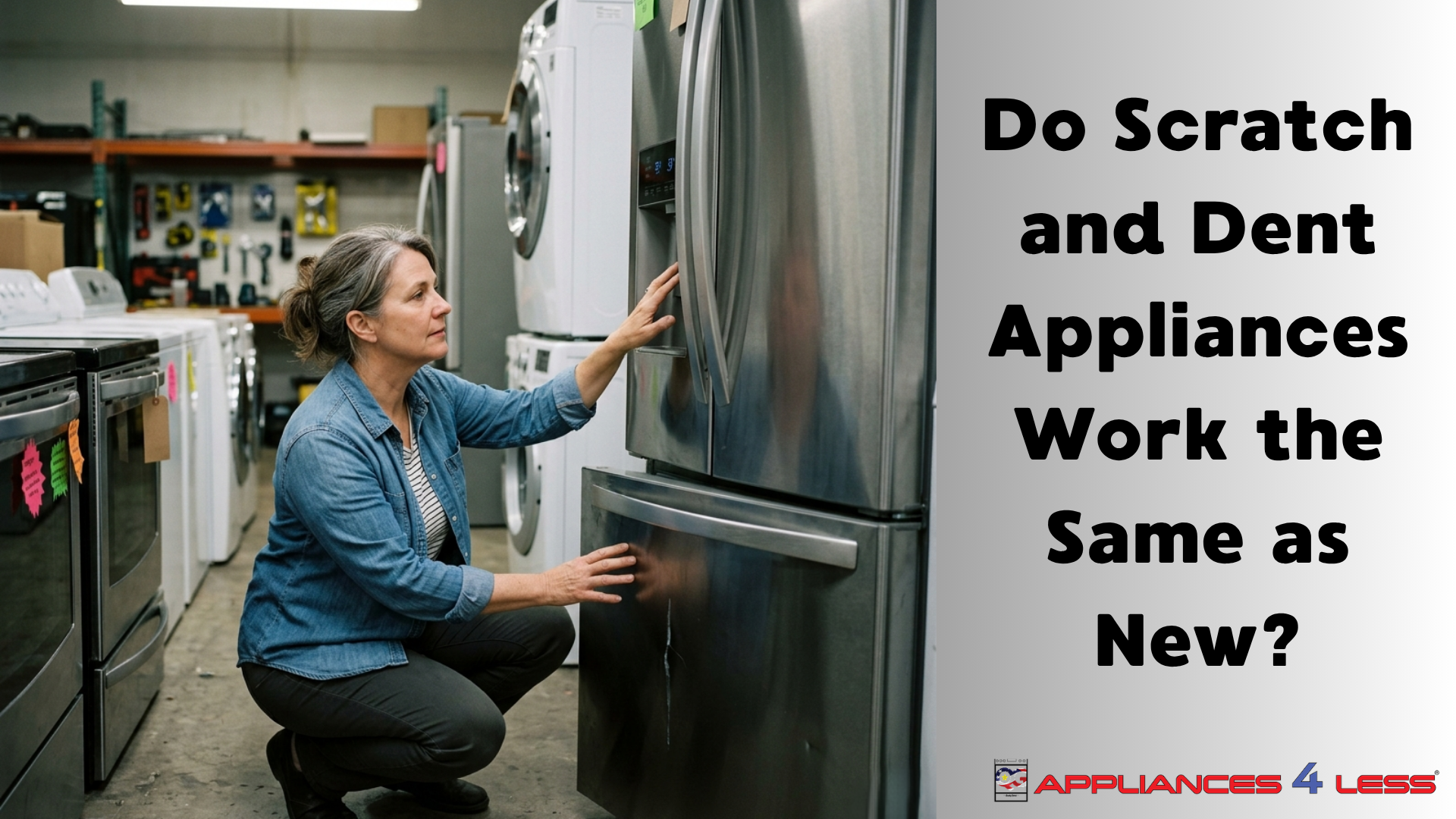 Do Scratch and Dent Appliances Work the Same as New? - Appliances 4 Less