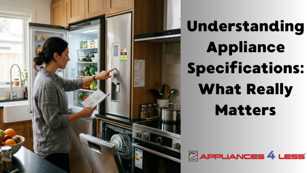 Understanding Appliance Specifications Guide