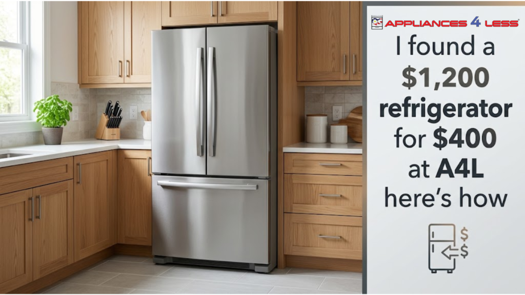 $1,200 refrigerator for $400 at A4L