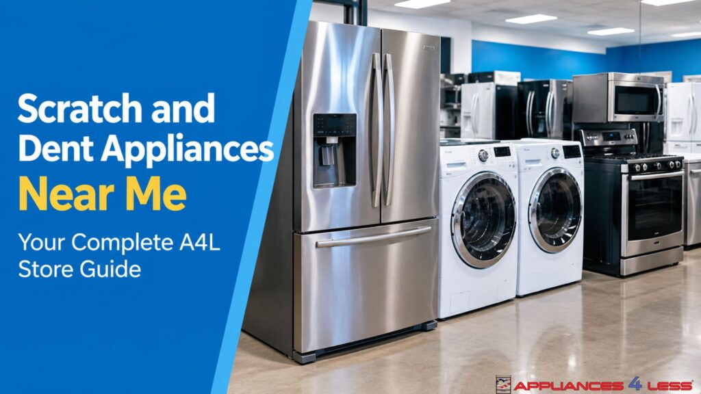 Scratch and dent appliances near me — your complete A4L store guide