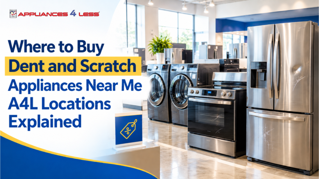 Buy dent and scratch appliances